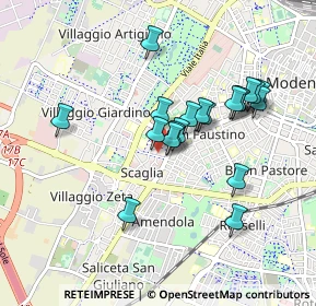 Mappa Strada degli Schiocchi, 41124 Modena MO, Italia (0.808)