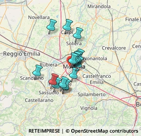 Mappa Strada degli Schiocchi, 41124 Modena MO, Italia (8.77125)