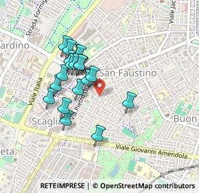 Mappa Via del Giorgione, 41124 Modena MO, Italia (0.3745)