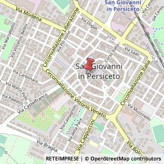 Mappa Via Gianfra?co Rambelli, 23, 40017 San Giovanni in Persiceto, Bologna (Emilia Romagna)