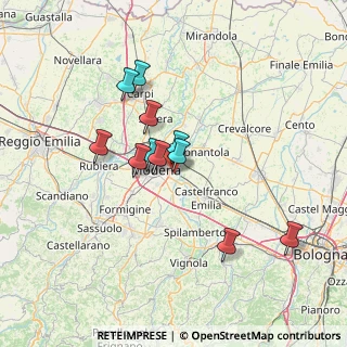 Mappa Via dei Falegnami, 41122 Modena MO, Italia (11.67636)