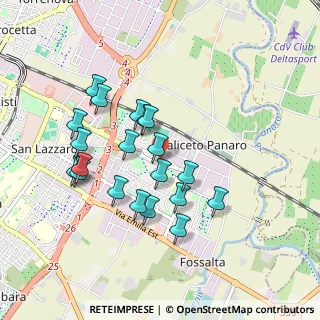 Mappa Viale dell'Indipendenza, 41122 Modena MO, Italia (0.8485)