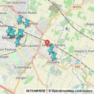 Mappa Viale dell'Indipendenza, 41122 Modena MO, Italia (2.82364)