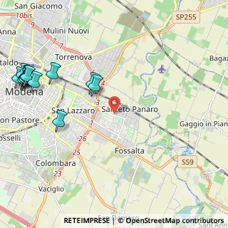 Mappa Viale dell'Indipendenza, 41122 Modena MO, Italia (3.06462)