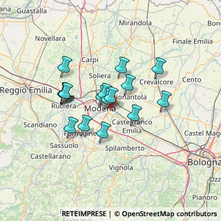 Mappa Viale dell'Indipendenza, 41122 Modena MO, Italia (11.05941)