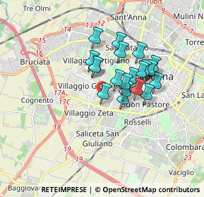 Mappa Italia, 41126 Modena MO, Italia (1.296)