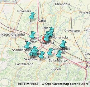 Mappa Via Francesco Bianchi Ferrari, 41124 Modena MO, Italia (10.36389)