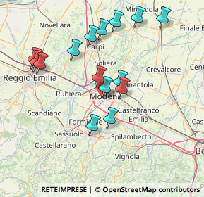 Mappa Via Francesco Bianchi Ferrari, 41124 Modena MO, Italia (14.96267)