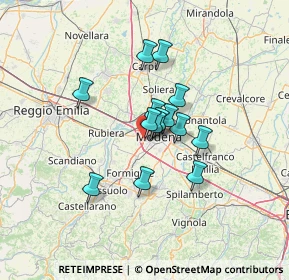 Mappa Salvatore Quasimodo, 41126 Modena MO, Italia (9.235)