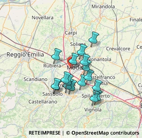 Mappa Salvatore Quasimodo, 41126 Modena MO, Italia (10.52471)