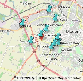 Mappa Salvatore Quasimodo, 41126 Modena MO, Italia (1.53364)