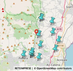 Mappa Via Monte Perrillo, 95019 Zafferana Etnea CT, Italia (4.5)