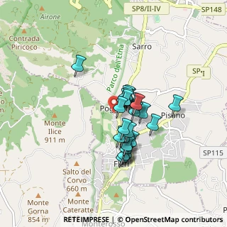 Mappa Via Monte Perrillo, 95019 Zafferana Etnea CT, Italia (0.67692)
