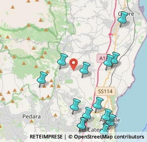 Mappa Via Nuova Petrone, 95019 Zafferana Etnea CT, Italia (5.72429)