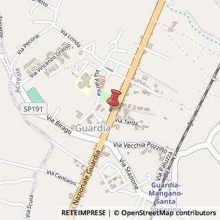 Mappa Via Nazionale Guardia,  283, 95024 Acireale, Catania (Sicilia)