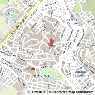 Mappa Via Martiri della Libertà, 46, 95031 Adrano, Catania (Sicilia)