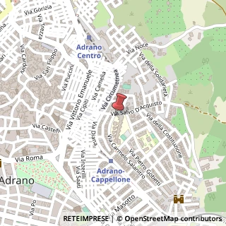 Mappa Via Salvo D'Acquisto, 16, 95031 Adrano, Catania (Sicilia)