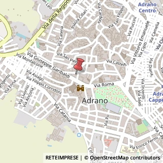 Mappa Piazza Umberto, 8, 95031 Adrano, Catania (Sicilia)