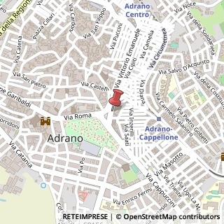 Mappa Piazza Sant'Agostino, 54, 95031 Adrano, Catania (Sicilia)