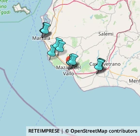 Mappa Via Sassari, 91026 Mazara del Vallo TP, Italia (11.3)