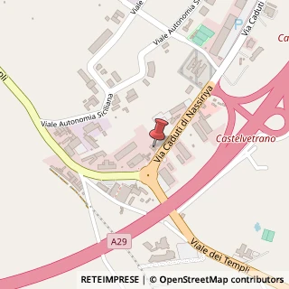 Mappa Via Caduti di Nassirya, 26, 91022 Castelvetrano, Trapani (Sicilia)
