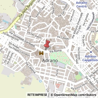 Mappa Piazza Umberto, 46, 95031 Adrano, Catania (Sicilia)