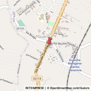 Mappa Via Nazionale Guardia, 215, 95024 Acireale, Catania (Sicilia)
