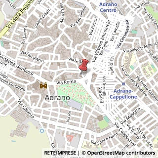 Mappa Piazza Duca degli Abruzzi, 1, 95031 Adrano, Catania (Sicilia)