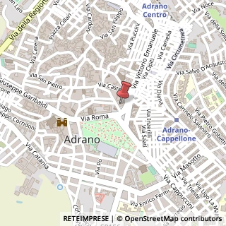 Mappa Piazza S. Agostino, 4, 95031 Adrano, Catania (Sicilia)