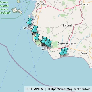 Mappa Via Mariano Rossi, 91026 Mazara del Vallo TP, Italia (9.11429)