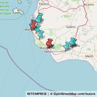 Mappa Via Mariano Rossi, 91026 Mazara del Vallo TP, Italia (15.0575)