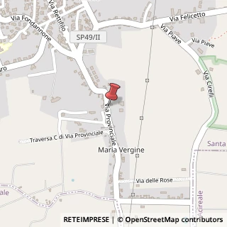 Mappa Via Provinciale, 251, 95010 Santa Venerina, Catania (Sicilia)