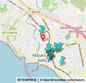 Mappa Via Antonino Salomone, 91026 Mazara del Vallo TP, Italia (0.87583)
