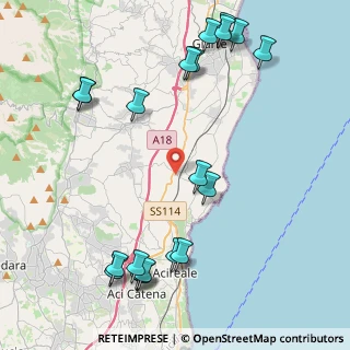 Mappa Via Calabria, 95024 Acireale CT, Italia (5.957)
