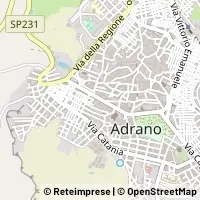 Karte Adrano