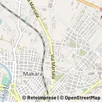 Kaart Mazara del Vallo