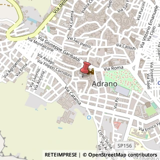 Mappa Via San Vincenzo, 1, 95031 Adrano, Catania (Sicilia)