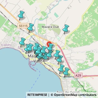 Mappa Via G. Romita, 91026 Mazara del Vallo TP, Italia (1.885)