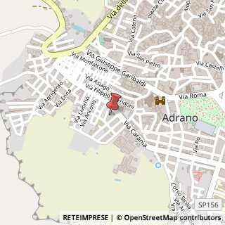 Mappa Via Giovanni Sangiorgio Mazza,  9, 95031 Adrano, Catania (Sicilia)