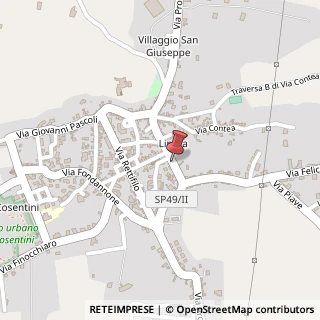 Mappa Via Provinciale, 403, 95010 Santa Venerina, Catania (Sicilia)
