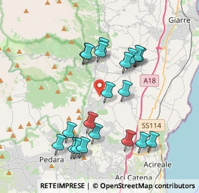 Mappa Via delle More, 95019 Zafferana Etnea CT, Italia (4.2315)