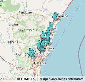 Mappa Via delle More, 95019 Zafferana Etnea CT, Italia (9.35917)