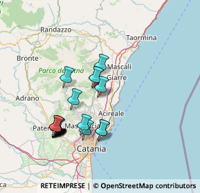 Mappa Via Lucio Piccolo, 95019 Zafferana Etnea CT, Italia (16.142)