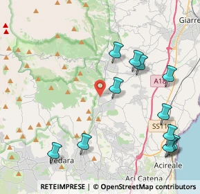 Mappa Via Poggiofelice, 95019 Zafferana Etnea CT, Italia (5.55583)