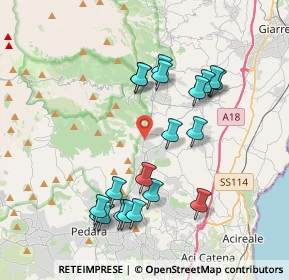 Mappa Via Poggiofelice, 95019 Zafferana Etnea CT, Italia (4.348)