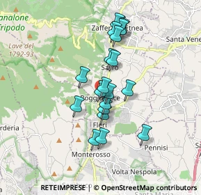 Mappa Via Poggiofelice, 95019 Zafferana Etnea CT, Italia (1.6195)