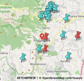 Mappa Via Poggiofelice, 95019 Zafferana Etnea CT, Italia (2.508)