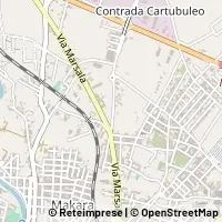 Map Mazara del Vallo