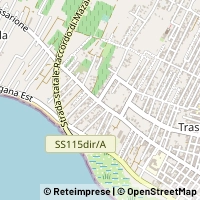 Map Mazara del Vallo