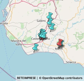 Mappa Zona artigianale C.da Strasatto, 91022 Castelvetrano TP, Italia (7.78857)